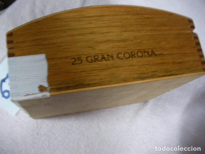 Cajas de puros: ESPECTACULAR CAJA DE PUROS GRECO EN MADERA MACIZA - Foto 3