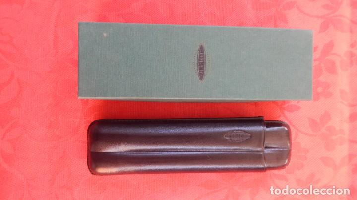 Cajas de puros: Purera piel negra - Foto 2