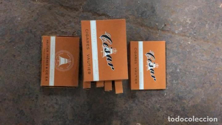 Cajas de puros: cajetilla de tabaco puros vautier, Cesar. - Foto 1
