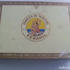 Cajas de Puros: CAJA DE PUROS DE FABRICA DE TABACOS PEÑAMIL , TENERIFE ( ISLAS CANARIAS )