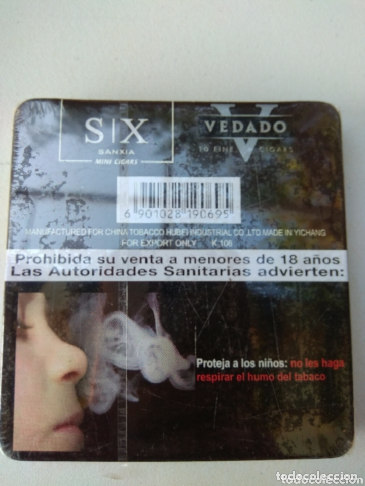 Cajas de puros: Lata de cigarros Vedado de Sanxia - Foto 2