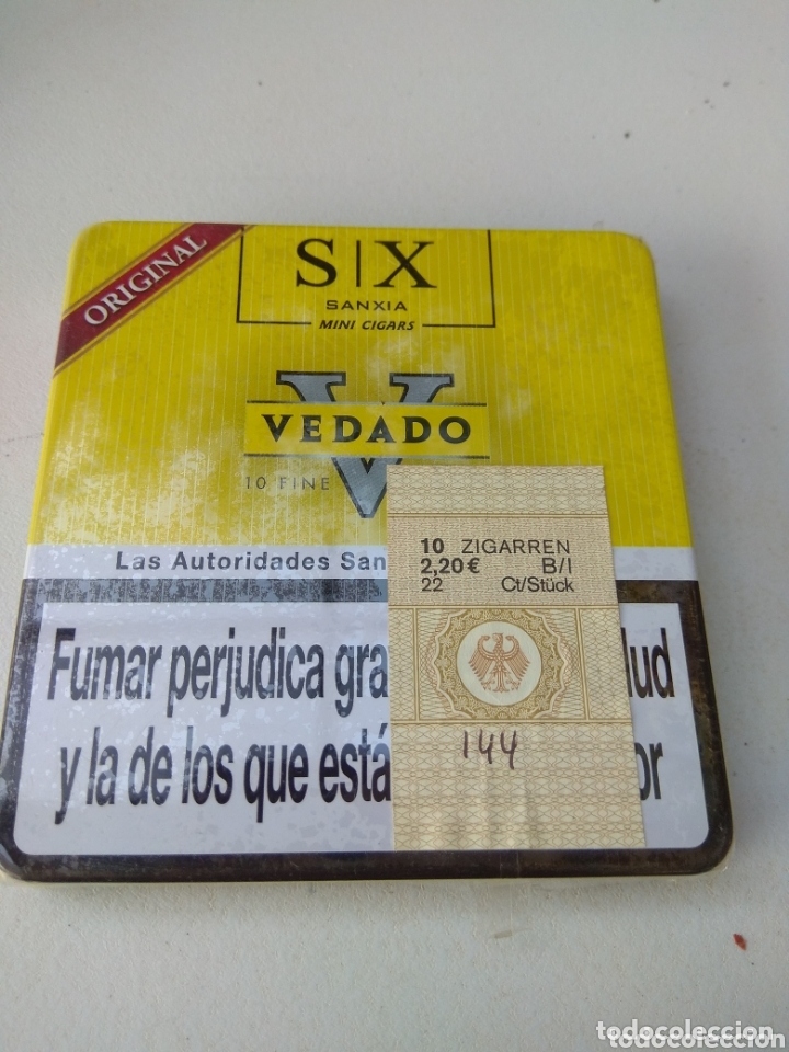 Cajas de puros: Lata de cigarros Vedado de Sanxia - Foto 1