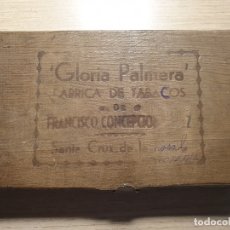 Cajas de Puros: ANTIGUA CAJA DE PUROS -GLORIA PALMERA-. Lote 180043377