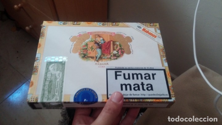 Cajas de puros: CAJA ESTERCHA MADERA ROMEO Y JULIETA - Foto 1