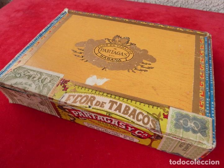 Caja de puros vacía 10 Serie P No. 2 Flor de Tabacos de Partagas