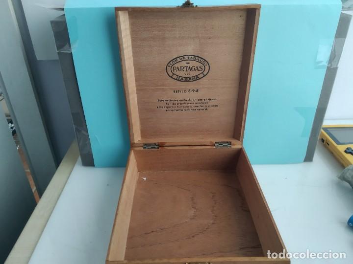 Cajas de puros: CAJA DE PUROS DE MADERA PARTAGAS - Foto 7