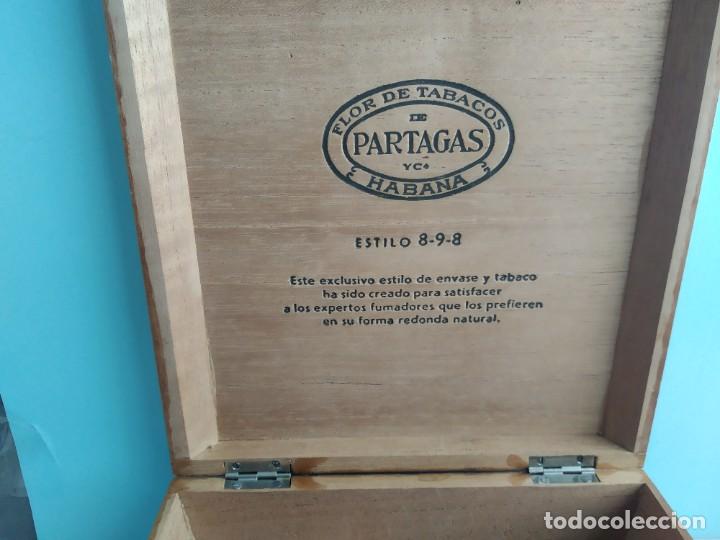 Cajas de puros: CAJA DE PUROS DE MADERA PARTAGAS - Foto 8