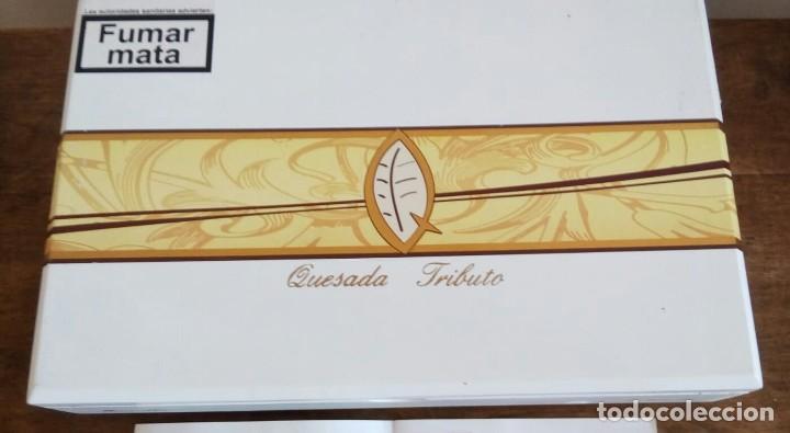 Bo&icirc;tes de Cigares: Gran caja Puros Quesada Tributo. Rep&uacute;blica Dominicana.Vac&iacute;a.