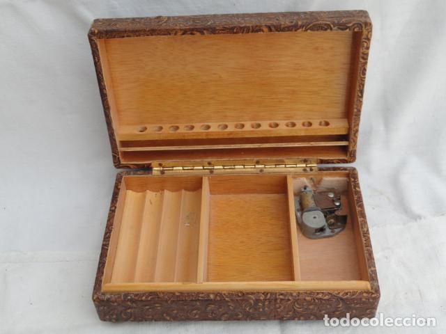 Cajas de puros: CAJA PARA PUROS. CARA CERVANTES. - Foto 3