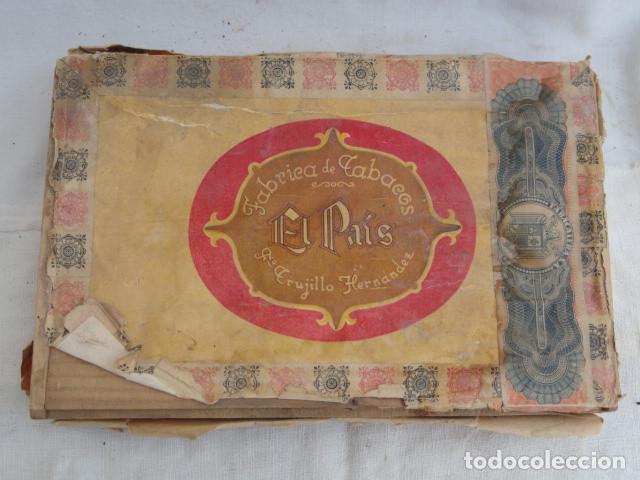 Cajas de puros: CAJA MADERA PUROS TABACO. EL PA&Iacute;S. - Foto 2