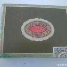 Cajas de Puros: LA FLOR DE CANO (CUBA - LA HABANA ) - 25 SELECTOS - ANTIGUA CAJA DE MADERA VACIA. Lote 206416925
