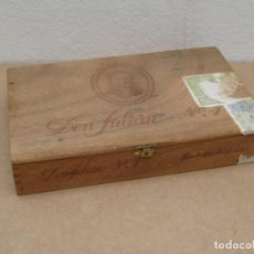 Cajas de Puros: CAJA DE PUROS VACIA - DON JULIAN Nº 1.