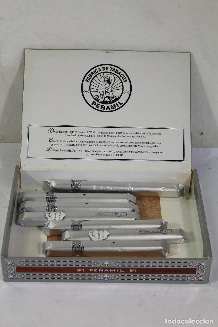 Cajas de puros: caja de puros pe&ntilde;amil plata - Foto 4