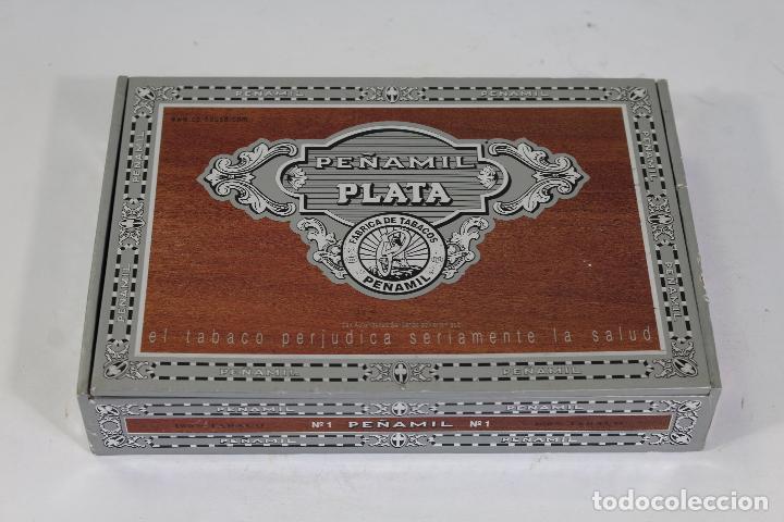Cajas de puros: caja de puros pe&ntilde;amil plata - Foto 1