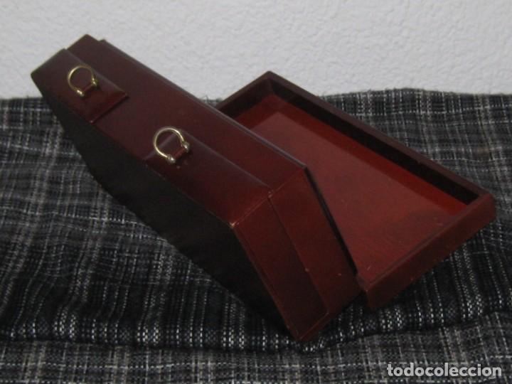 Cajas de puros: TABAQUERA PIPA , CUERO Y MADERA. - Foto 3