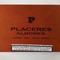 Cajas de Puros: CAJA DE PUROS, MARCA, PLACERES ALBORES, HECHOS A MANO EN HONDURAS CAJA DE PUROS MIRAR FOTOS. Lote 252628615