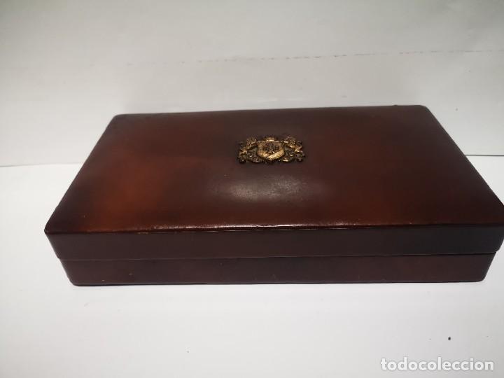 Cajas de puros: Caja de puros madera y cuero - Foto 1