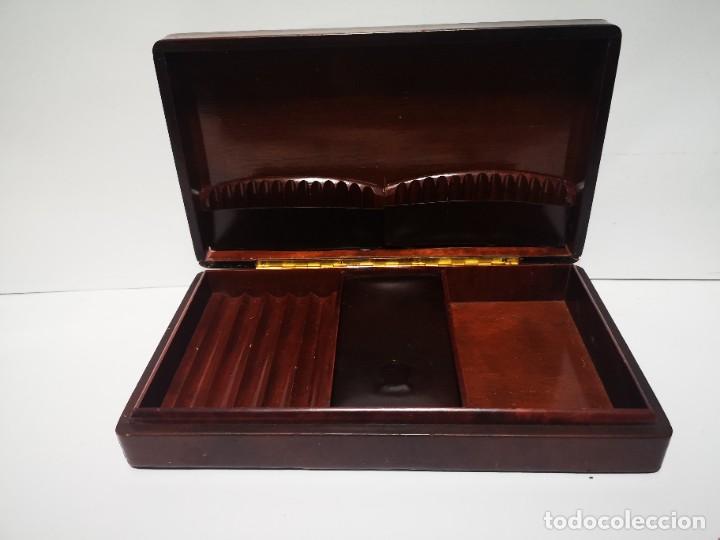 Cajas de puros: Caja de puros madera y cuero - Foto 3