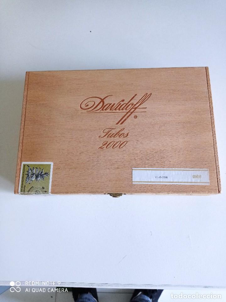 Cajas de puros: Caja de puros vacia Davidoff - Foto 1
