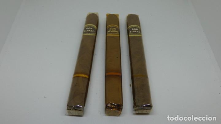 Cajas de puros: 3 PUROS DON ALVARO CON PRECINTO . - Foto 1