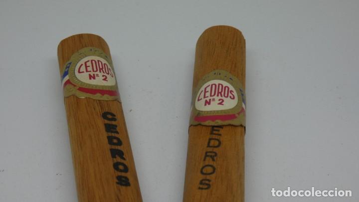 Cajas de puros: 2 PUROS CEDROS N&ordm; 2 . - Foto 2