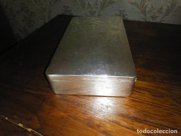 Cajas de Puros: Caja de puros, plata la Estrella. Dos punzones - Foto 4 - 303041973