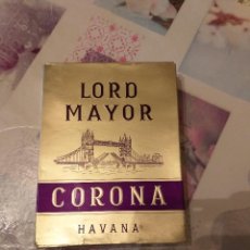 Cajas de Puros: CAJA DE PUROS LORD MAYOR CORONA HAVANA. Lote 307595268