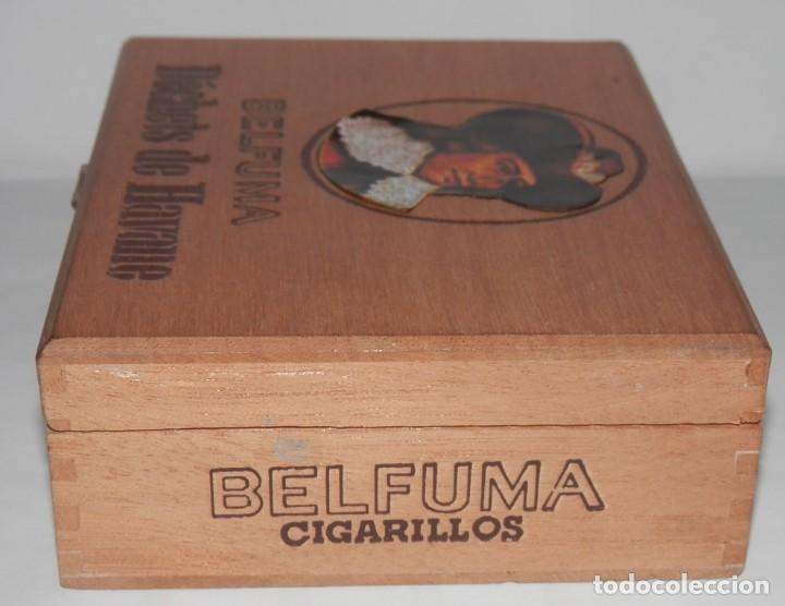 Cajas de puros: CAJA DE MADERA DE LOS TABACOS BELFUMA - Foto 2