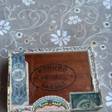 Cajas de Puros: ANTIGUA CAJA DE PUROS - KONUKO - BLANCO Y GONZALEZ- LA HABANA - CUBA. Lote 339156513