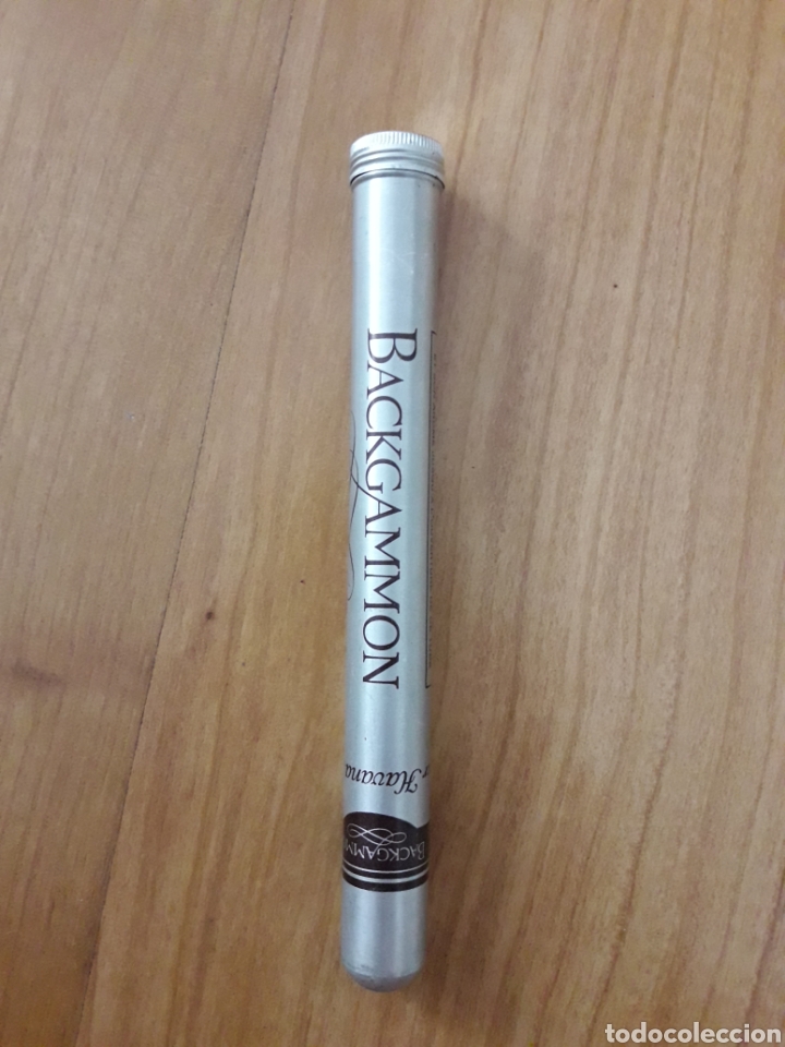 Cajas de puros: TUBO DE ALUMINIO VAC&Iacute;O PUROS BACKGAMMON - Foto 1