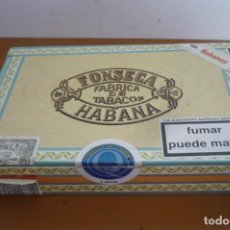 Cajas de Puros: CAJA DE PUROS FONSECA HABANA VACIA. Lote 363484410