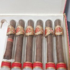Cigar Boxes: ANTIGUA CAJA DE PUROS CIFUENTES INCOMPLETA CON 6 CRISTALTUBOS HABANA ORIGINAL. Lote 365285866