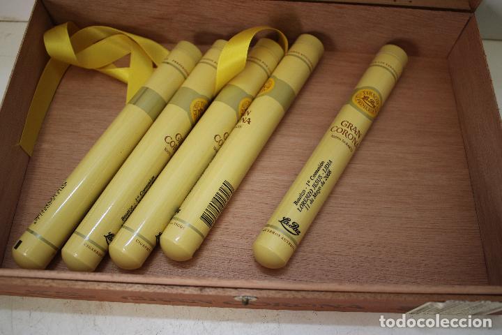 Cajas de puros: caja de gran corona con 5 puros - Foto 2
