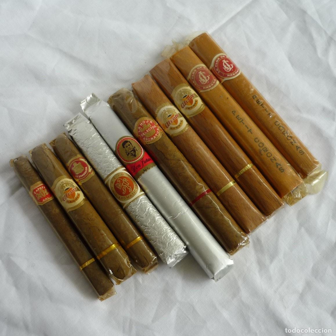 Cajas de puros: 10 puros de varias marcas - Foto 1