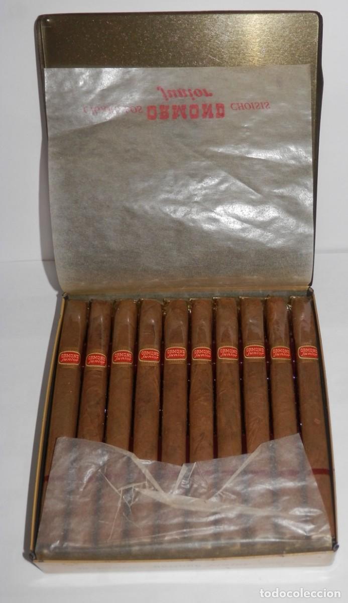 Cajas de puros: ANTIGUA CAJA DE LOS CIGARILLOS ORMOND JUNIOR - Foto 3