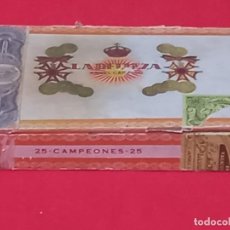 Cajas de Puros: CAJA DE PUROS VACIA LA BELLEZA - ANGEL CARRILLO -. Lote 382600124