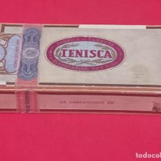 Cajas de Puros: CAJA DE PUROS VACIA DE MADERA - TENISCA - ISLAS CANARIAS -UNICA EN TC.. Lote 382607229