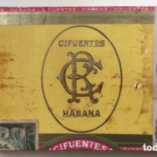 Cajas de Puros: CAJA MADERA PUROS HABNOS RAMON CIFUENTES HABANA CUBA PRE REVOLUCION HAVANA 19 X 11 X 3,5 CM VACIA. Lote 394585364
