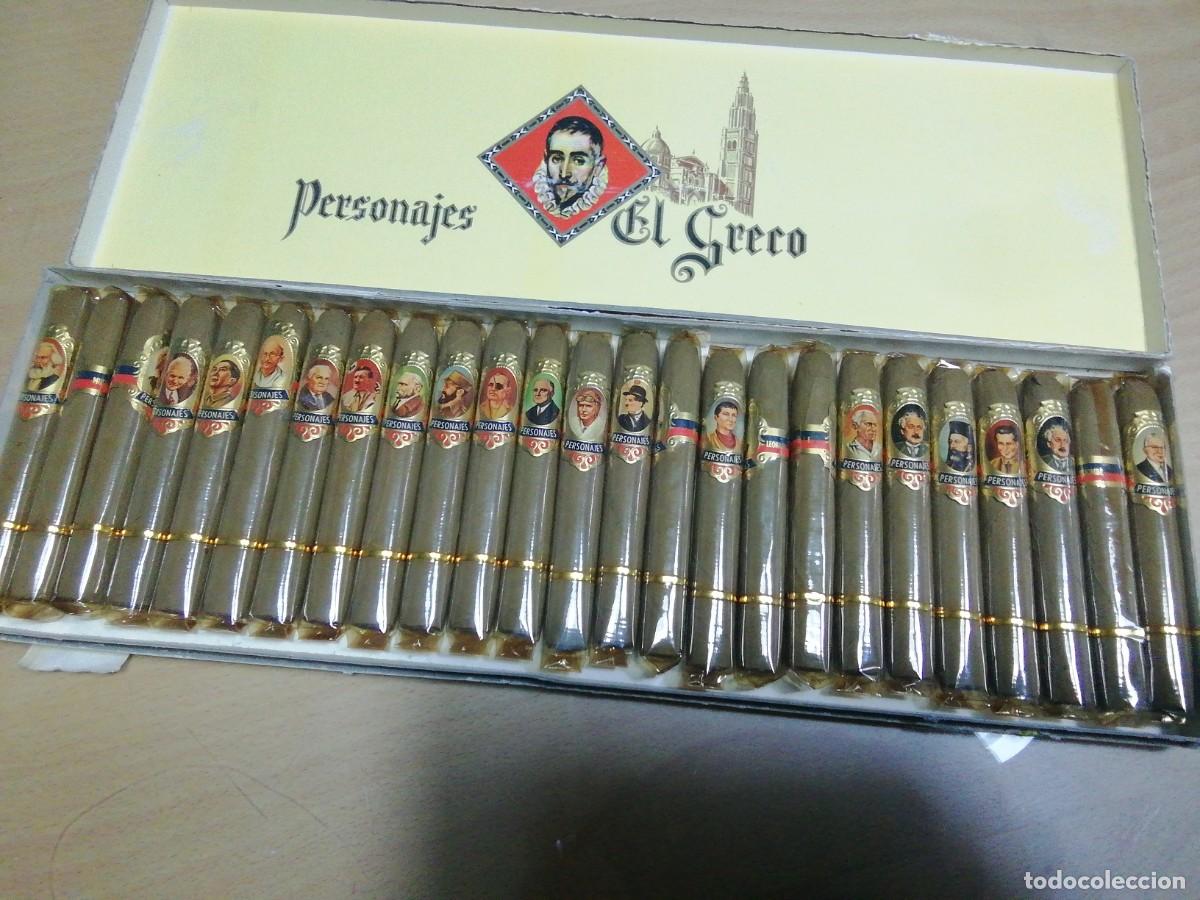 Cajas de puros: * TABACOS CAPOTE.PERSONAJES EL GRECO.(Rf:CE-62/e) - Foto 1