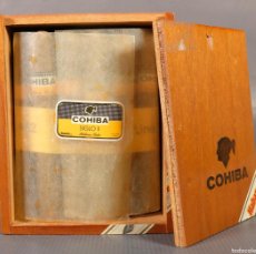 Cajas de Puros: CAJA DE PUROS HABANOS COHIBA DE CUBA HECHOS A MANO. Lote 401919914