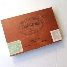 Jose Gener caja de puros josé gener 10 robustos vacia - Compra venta en todocoleccion