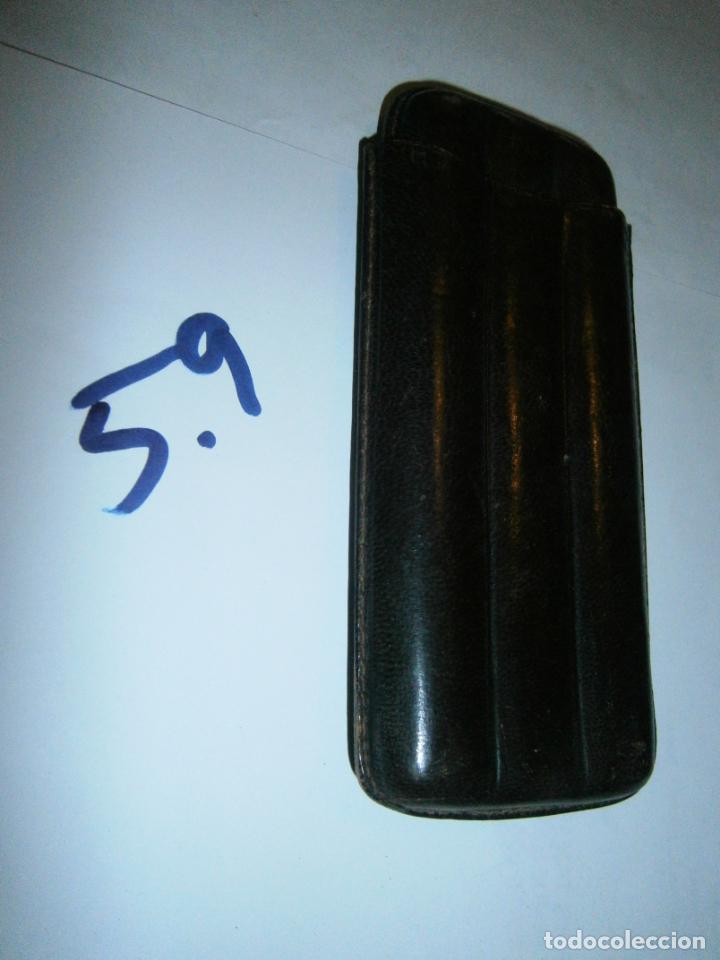 Cajas de puros: ESTUCHE PARA PUROS EN PIEL - Foto 1