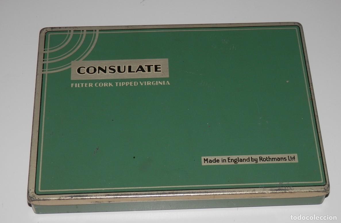 Cajas de puros: ANTIGUA CAJA DE LOS TABACOS CONSULATE - Foto 1