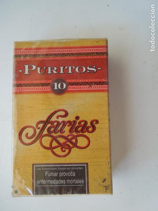 Cajas de puros: FARIAS - 10 PURITOS - PRECINTADO. - Foto 3