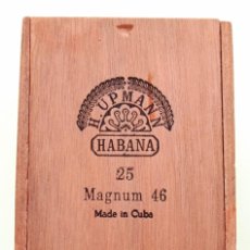 Cajas de Puros: CAJA DE MADERA DE 25 PUROS MAGNUM 46 DE ''H. UPMANN” DE LA HABANA (CUBA) (VACÍA)