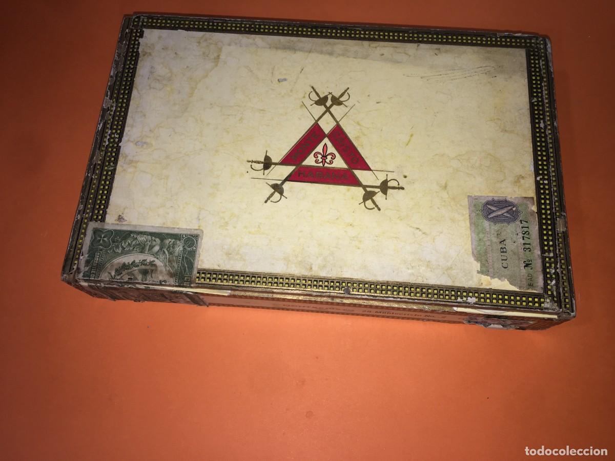 Cajas de puros: CAJA DE PUROS MONTECRISTO - Foto 1