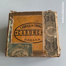 Cajas de Puros: ANTIGUA CAJA DE PUROS. CARUNCHO