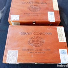 Cajas de Puros: CAJAS VACIAS GRAN CORONA,25 TUBOS.
