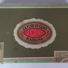 Cajas de Puros: ANTIGUA CAJA DE PUROS HABANOS, LA FLOR DE CANO 25 PETIT CORONAS, PRECINTADA, VER FOTOS