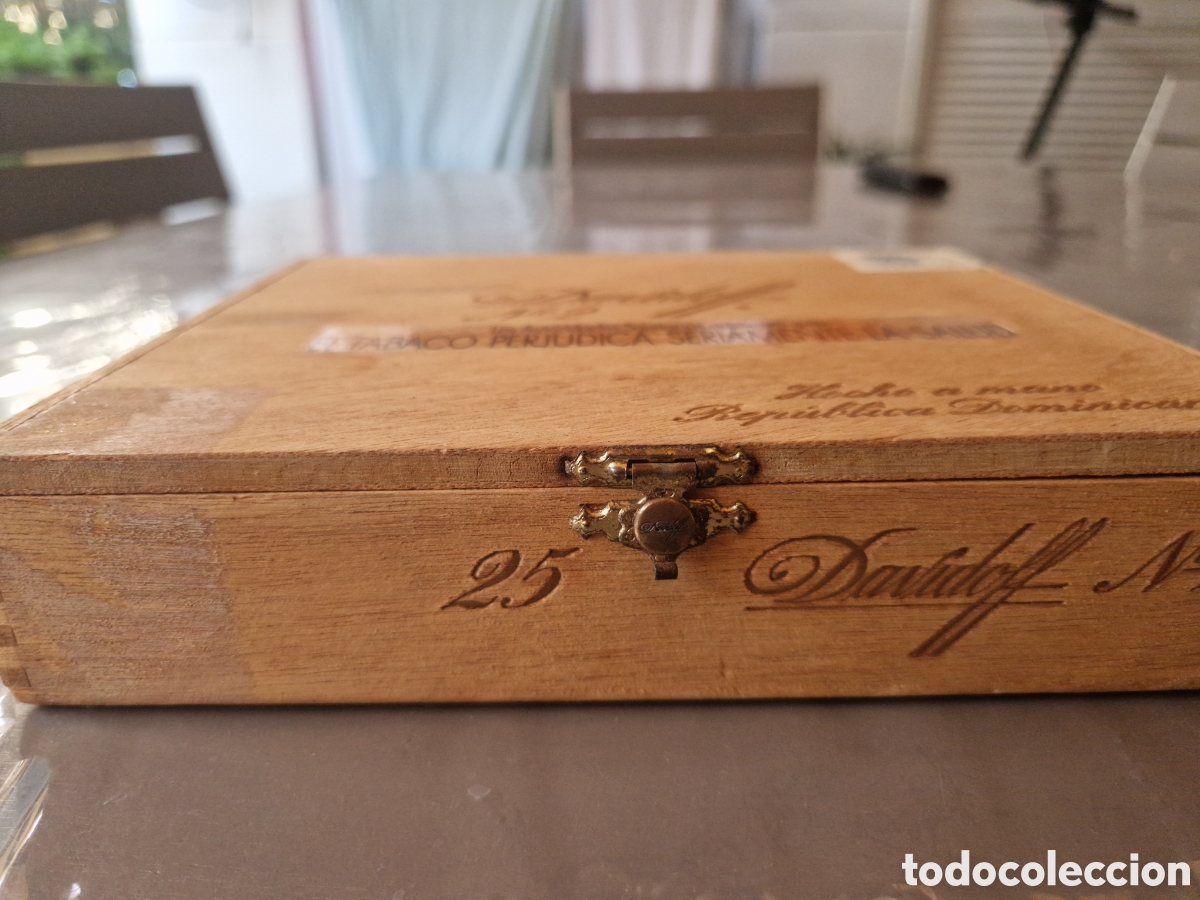 Cajas de puros: Davidoff N 2 caja puro vacia - Foto 2